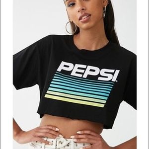 FOREVER 21 X PEPSI CROP TOP